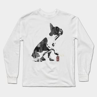 French Bulldog with perfume, French Bulldog, Frenchie Long Sleeve T-Shirt